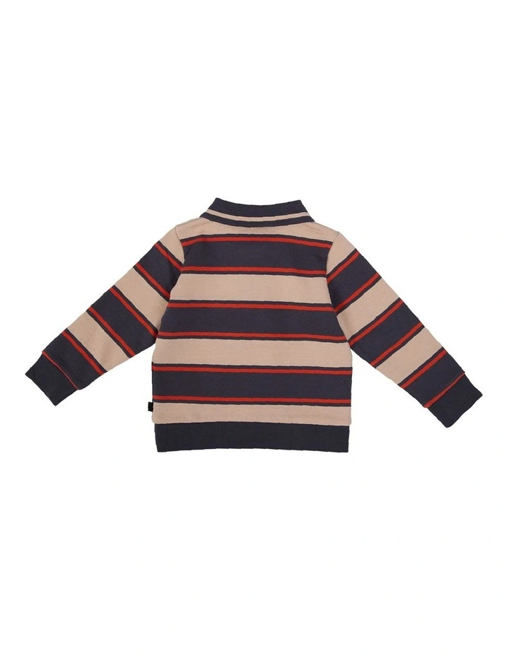 Ridge 1/4 Zip in Stripe image 2
