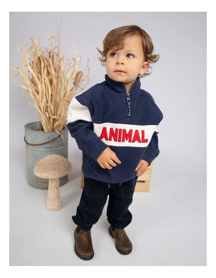 Burst Pull Over in Navy image 2
