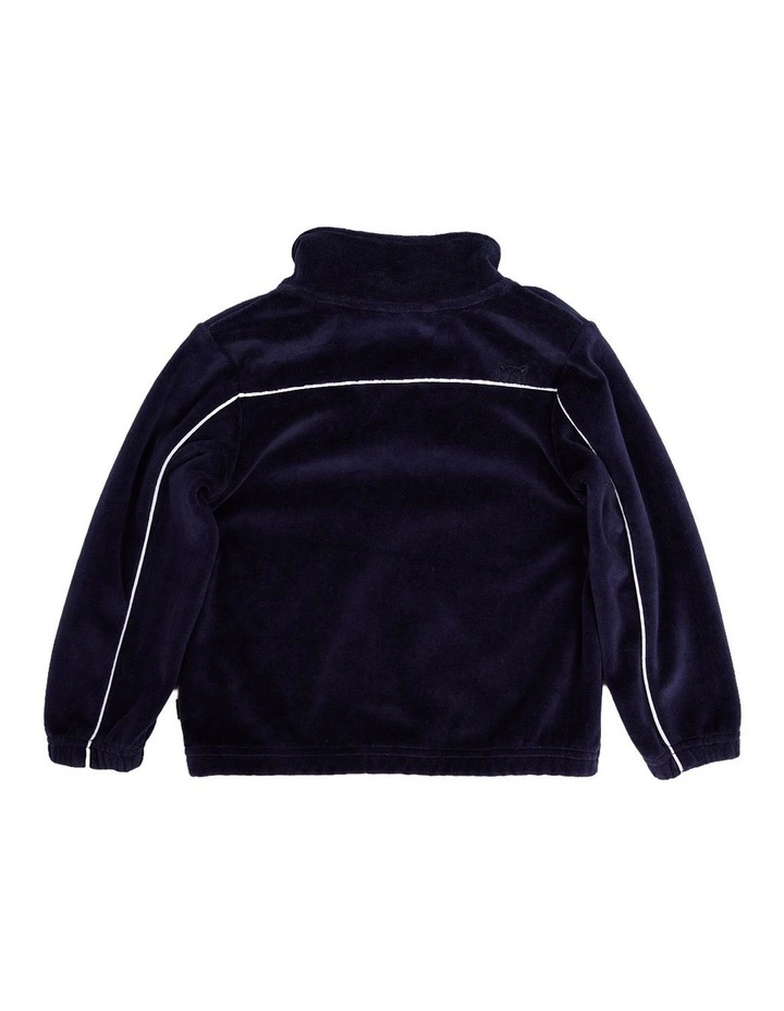Blitz 1/4 Zip Jumper in Navy image 3