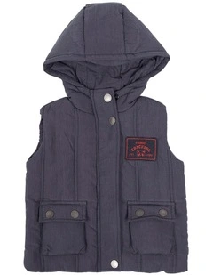 Academy Vest in Charcoal