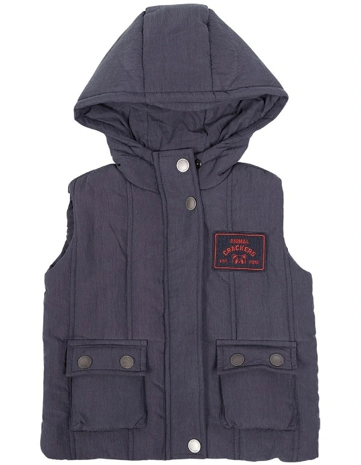 Academy Vest in Charcoal image 1