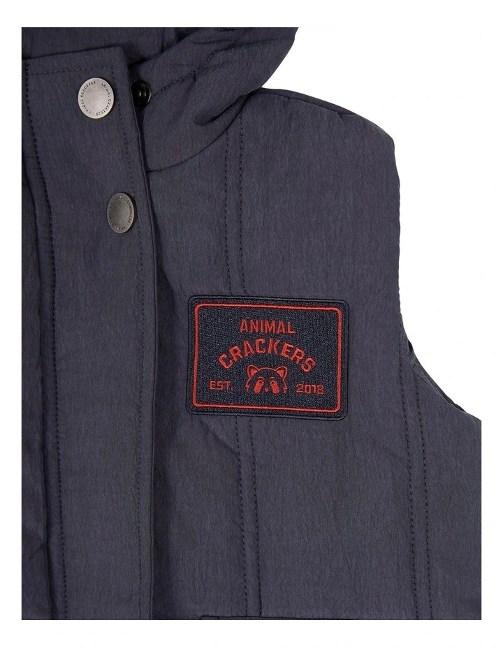 Academy Vest in Charcoal image 3