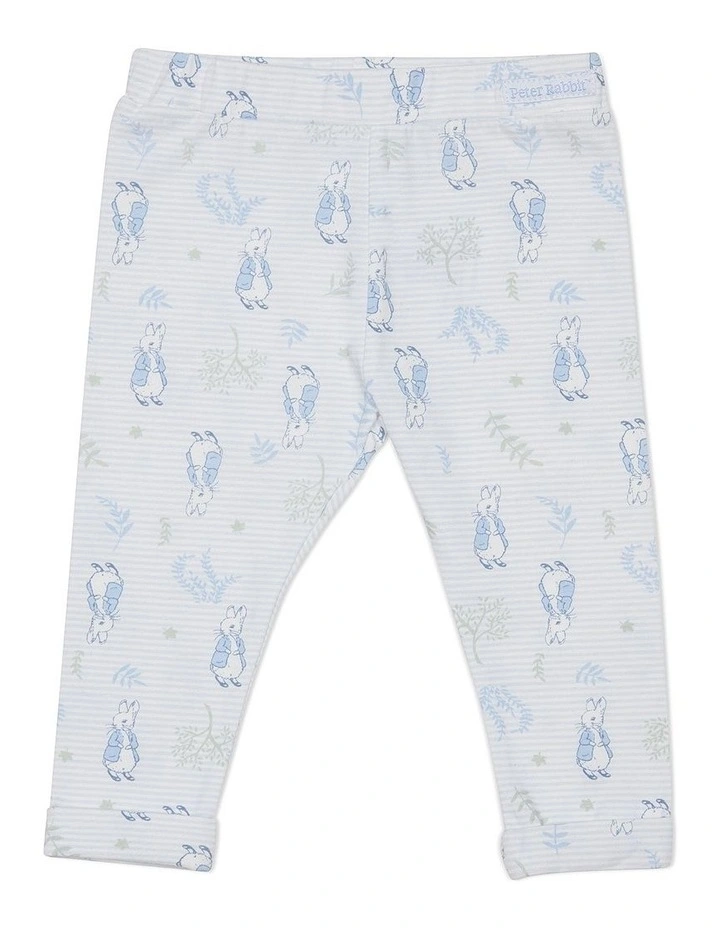 Peter Rabbit Newborn Leggings in Lt Blue | MYER