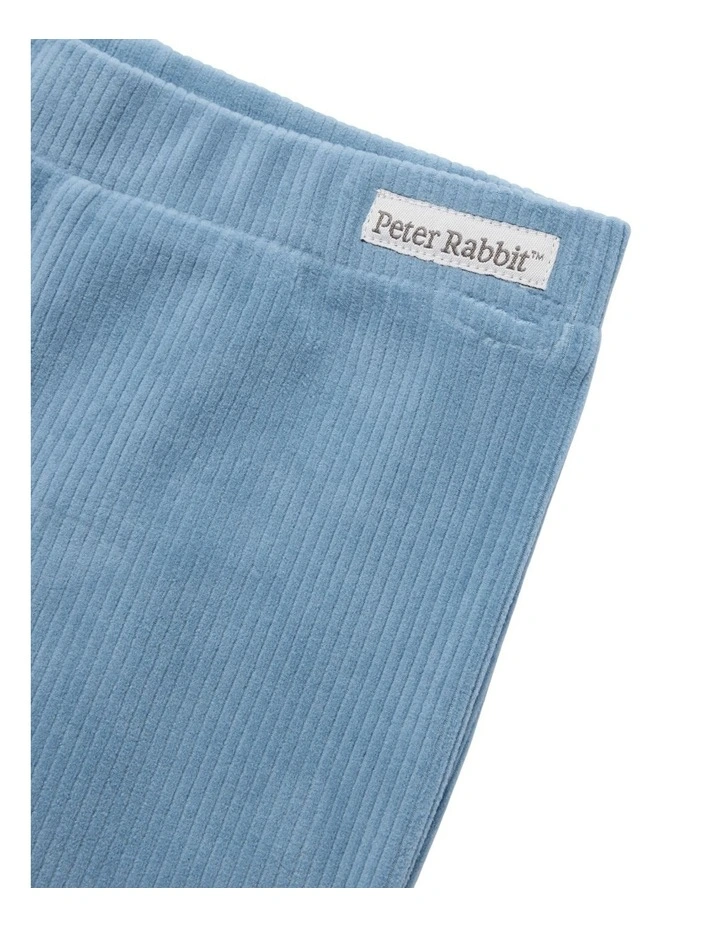 Velour Leggings in Blue image 4