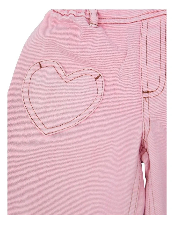 Heart Jean in Pink image 4