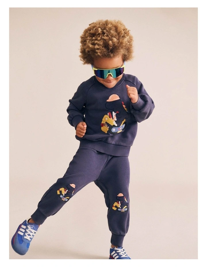 Tradie Dino Trackpant in Navy image 3