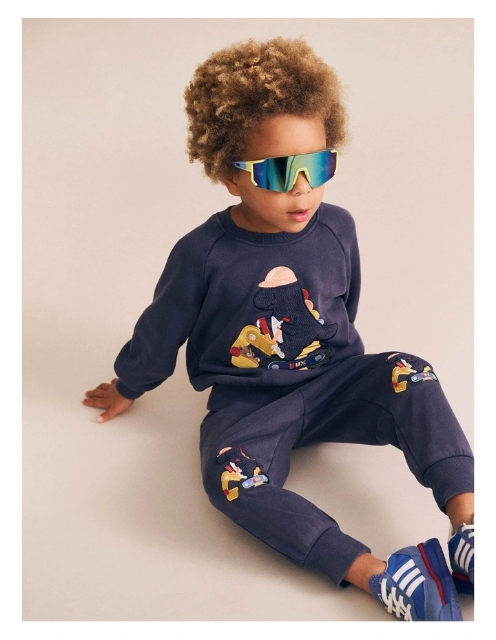 Tradie Dino Trackpant in Navy image 5