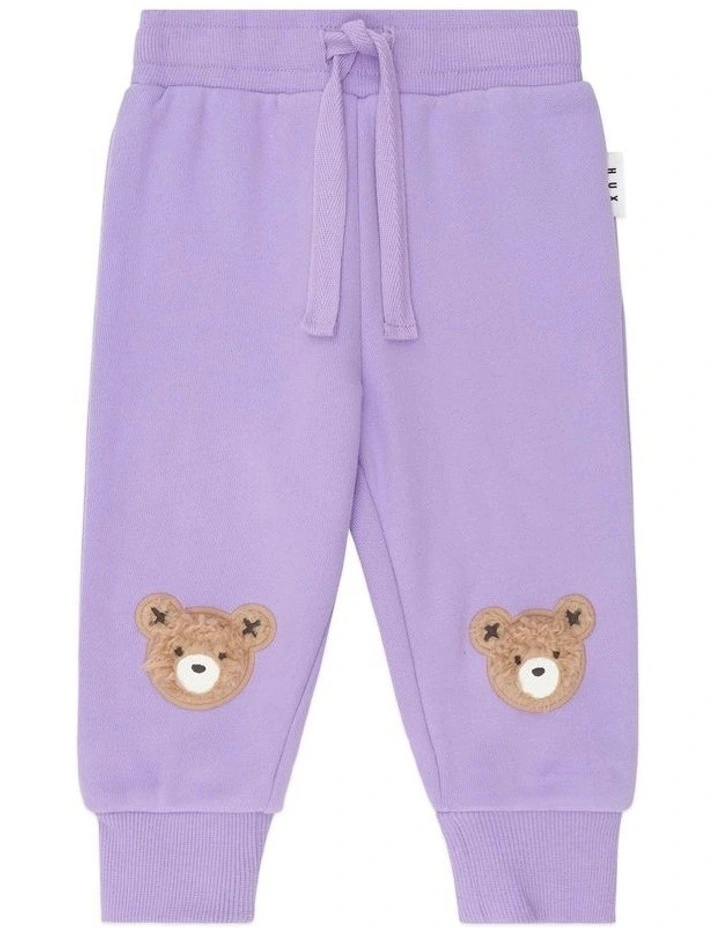 Furry Huxbear Trackpant in Purple image 1