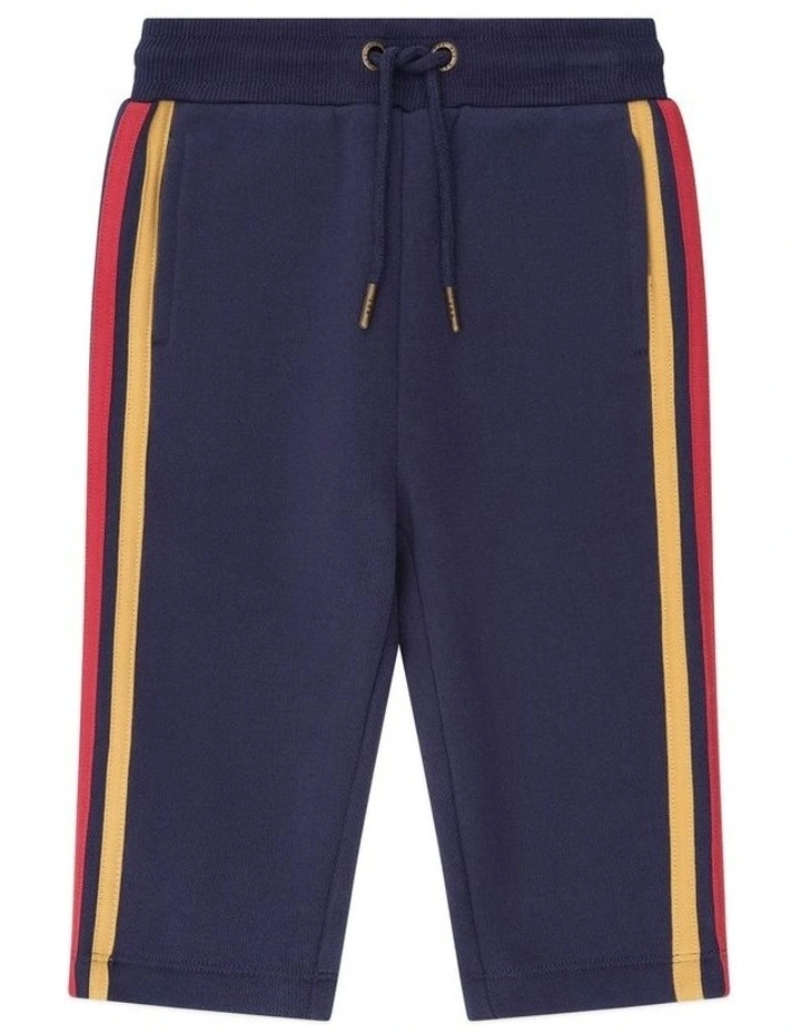 Racer Stripe Trackpant in Blue image 1