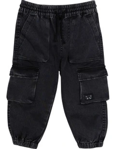 Nightfall Pant in Washed Black