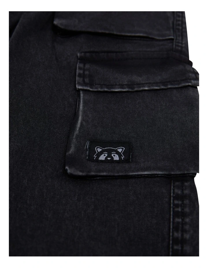 Nightfall Pant in Washed Black image 3