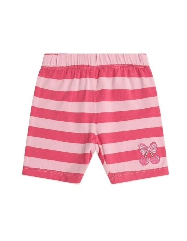 Cherry Pie Bike Shorts in Pink image 1