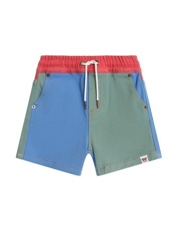 Vintage Denim Shorts in Multicolour image 1
