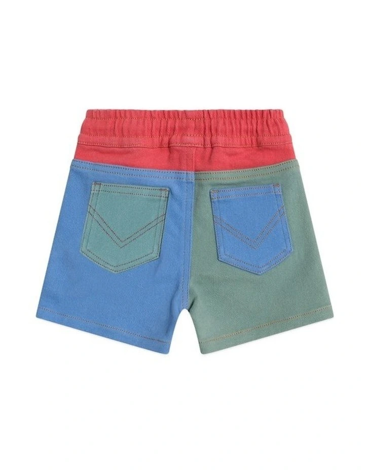 Vintage Denim Shorts in Multicolour image 4