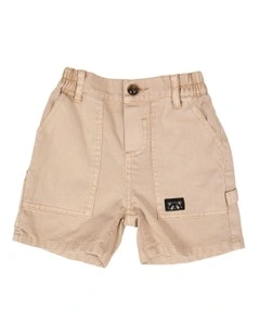 Glide Shorts in Tan