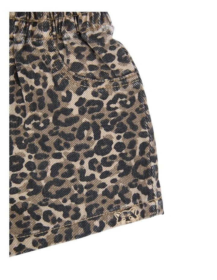 Animal Shorts in Multi image 4