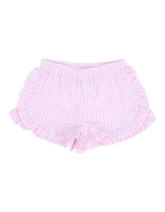 Checkered Short in Pink