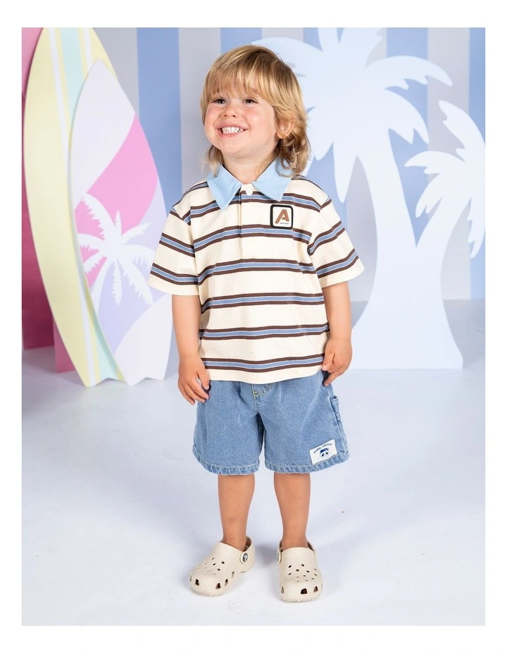 Frontier Short in Denim image 2