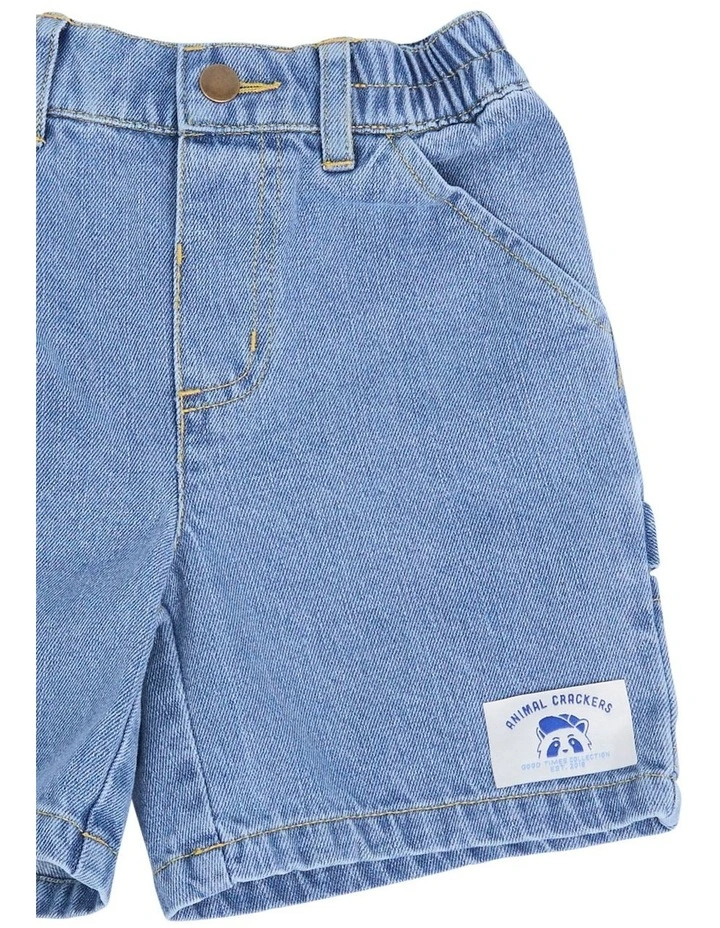 Frontier Short in Denim image 4