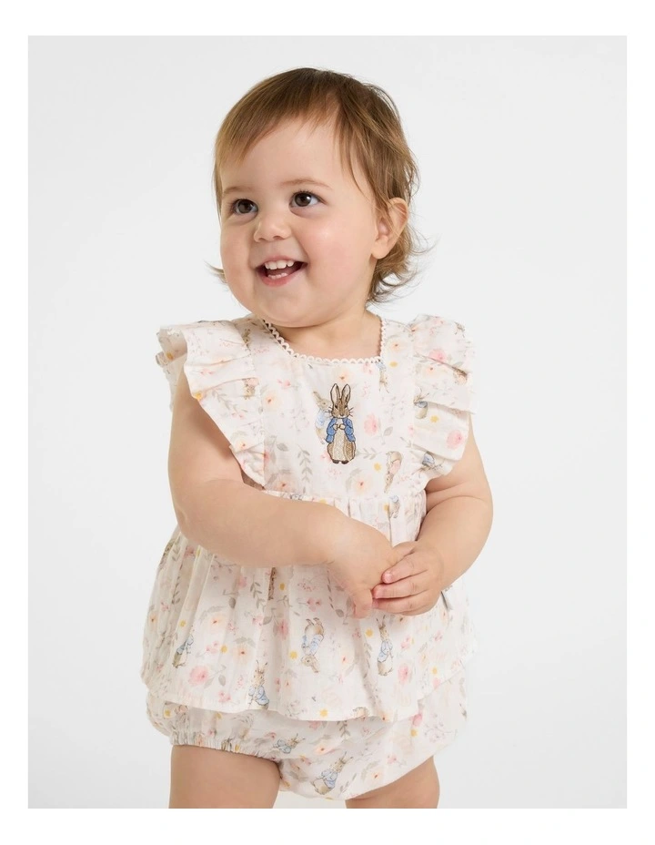 Floral Top And Short Set in Multi image 4