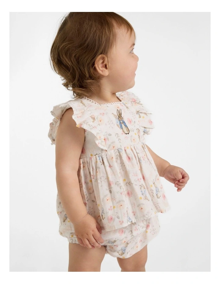 Floral Top And Short Set in Multi image 5