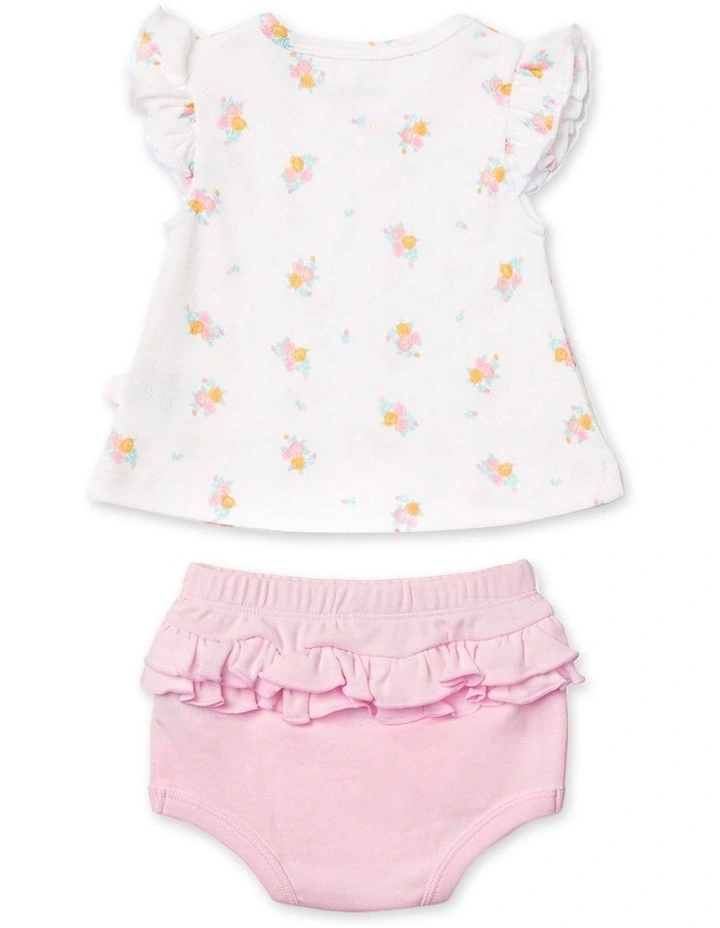 Top And Frill Bloomer Set in Pink image 2