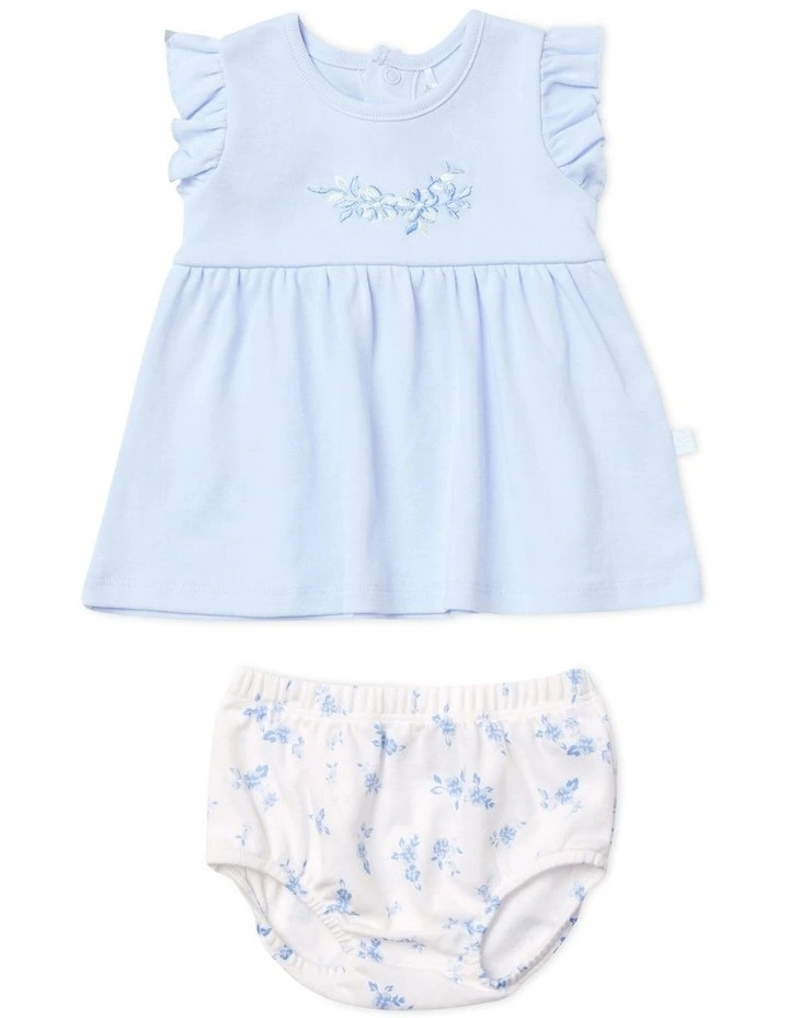 Vintage Floral Dress And Bloomer Set in Multi image 1