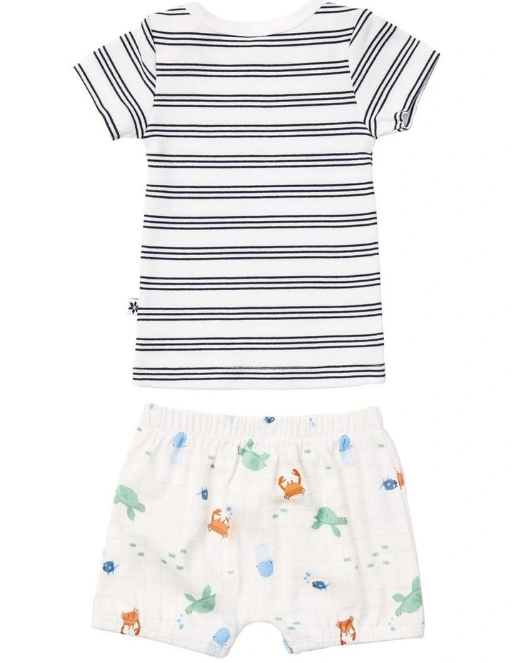 T-shirt And Shorts Set in Multi image 4