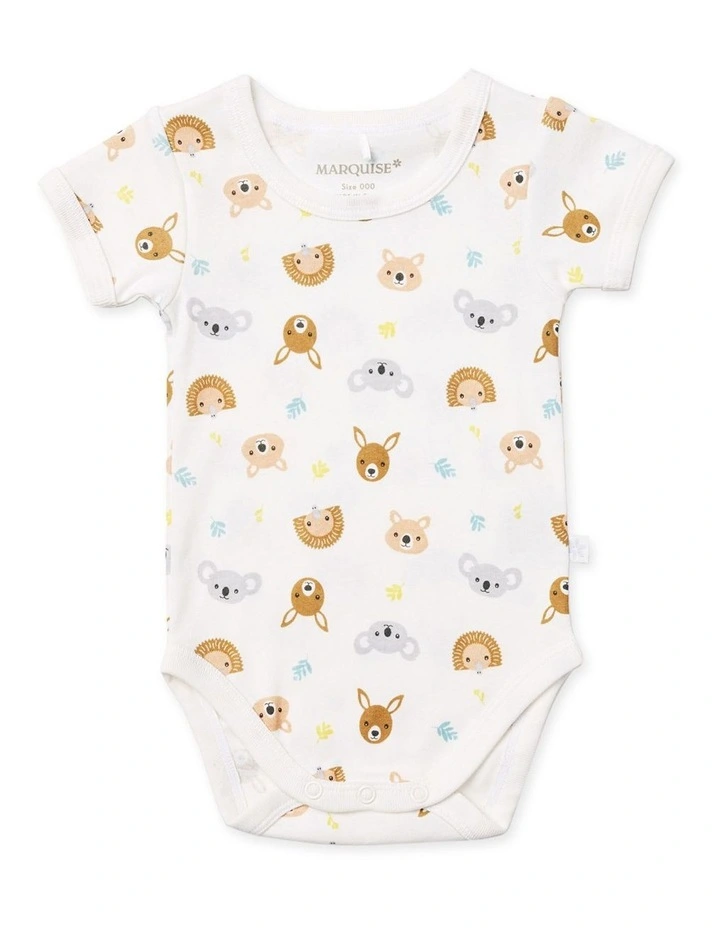 Australiana Bodysuit And Bib in Brown image 2