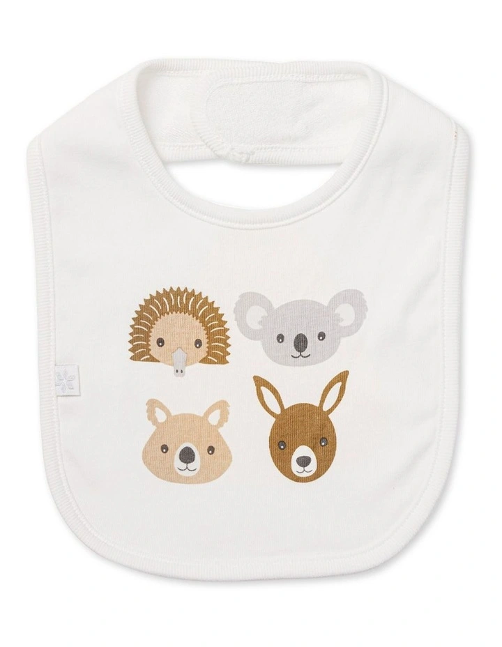 Australiana Bodysuit And Bib in Brown image 4