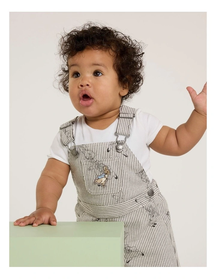 Peter Rabbit Stripe Overalls image 3