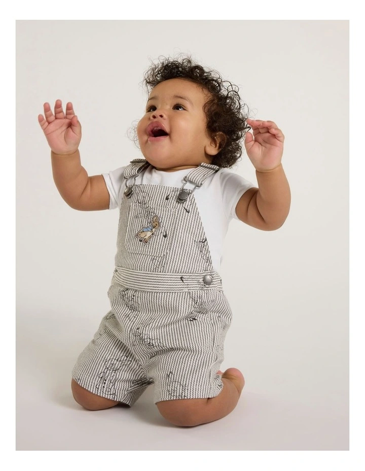 Peter Rabbit Stripe Overalls image 4