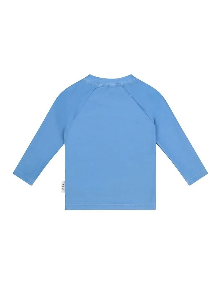 Surfer Hux Rashguard in Blue image 3