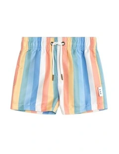 Beach Stripe Swim Short
