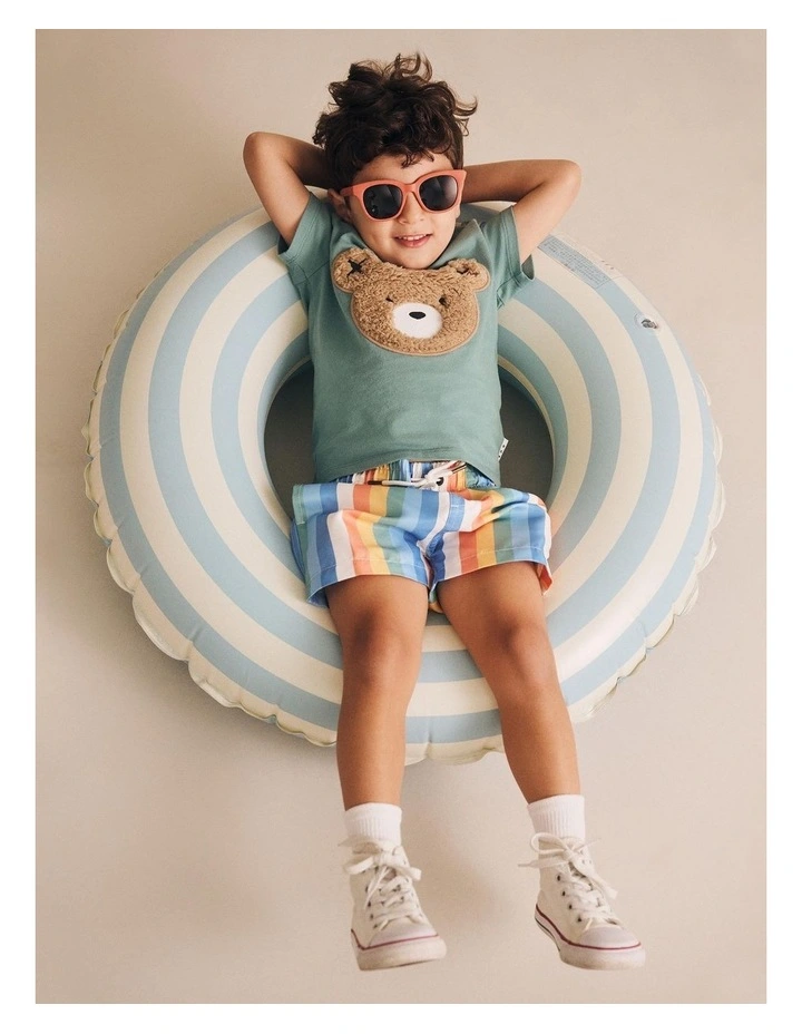 Beach Stripe Swim Short image 2