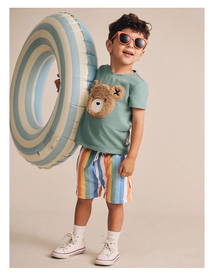 Beach Stripe Swim Short image 3