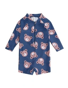 Huxbear Swimsuit Shortie in Blue