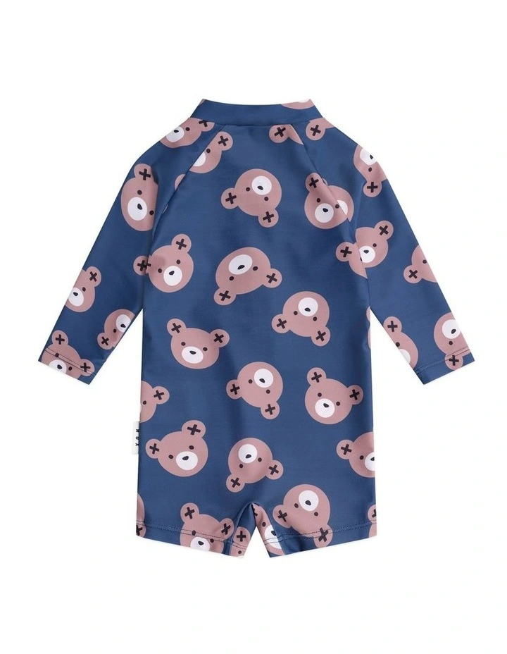 Huxbear Swimsuit Shortie in Blue image 3