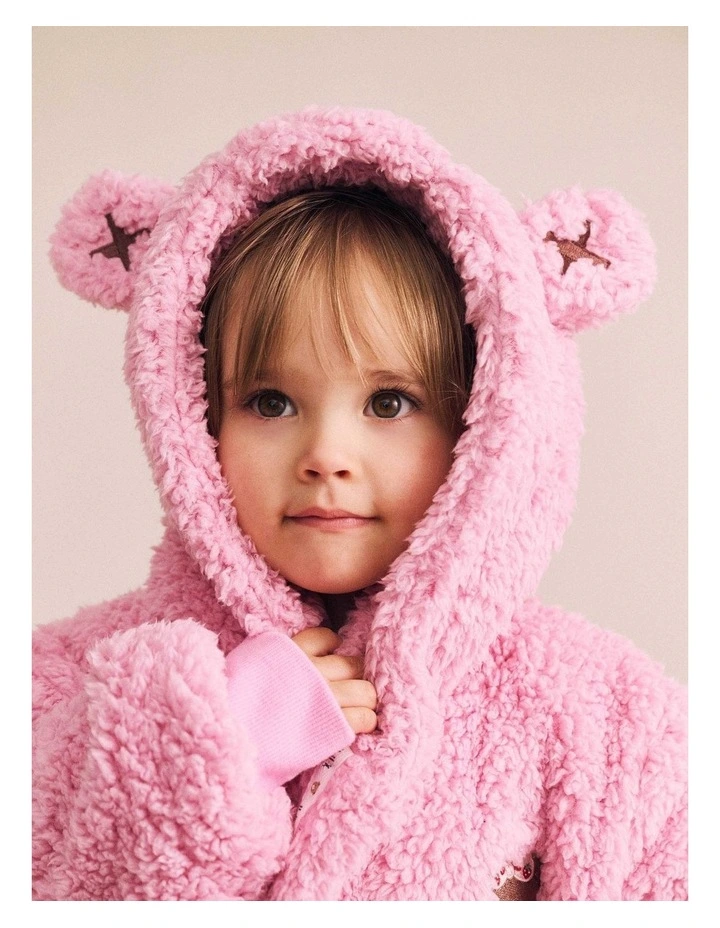 Strawberry Fields Forever Snuggle Gown in Pink image 3