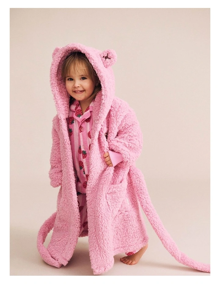 Strawberry Fields Forever Snuggle Gown in Pink image 4