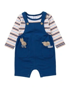 Overalls Set in Blue