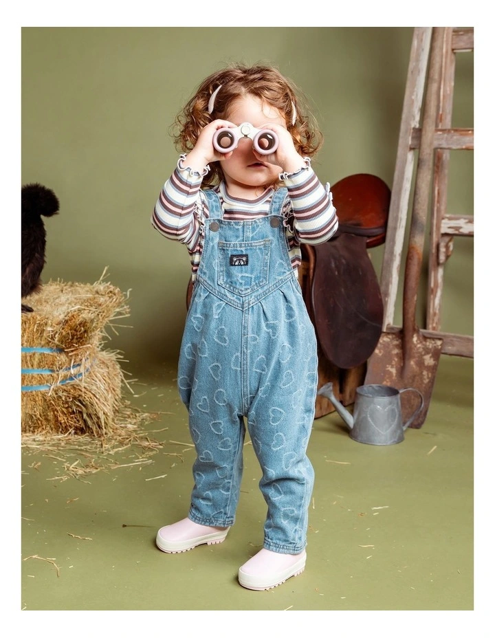 Love Overalls in Denim image 2