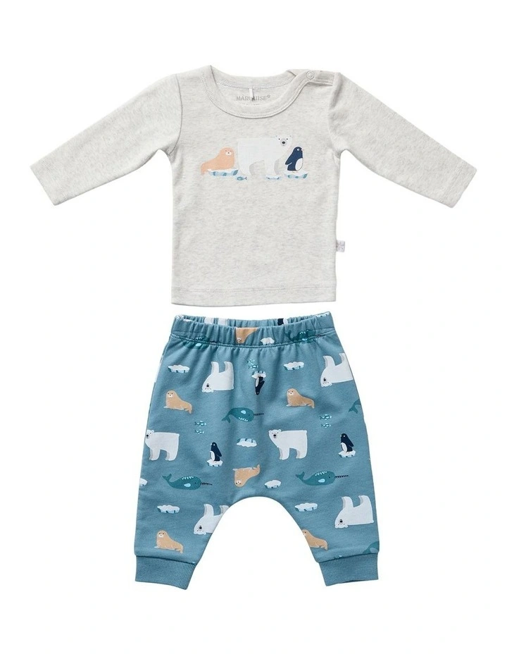 Polar Top And Track Pant Set in Multi image 1