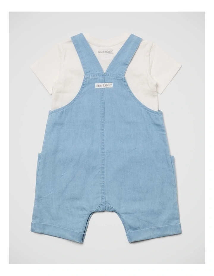 Boys Chambray Overall Set image 4