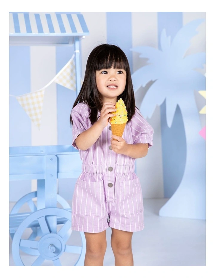 Penny Playsuit in Purple image 2