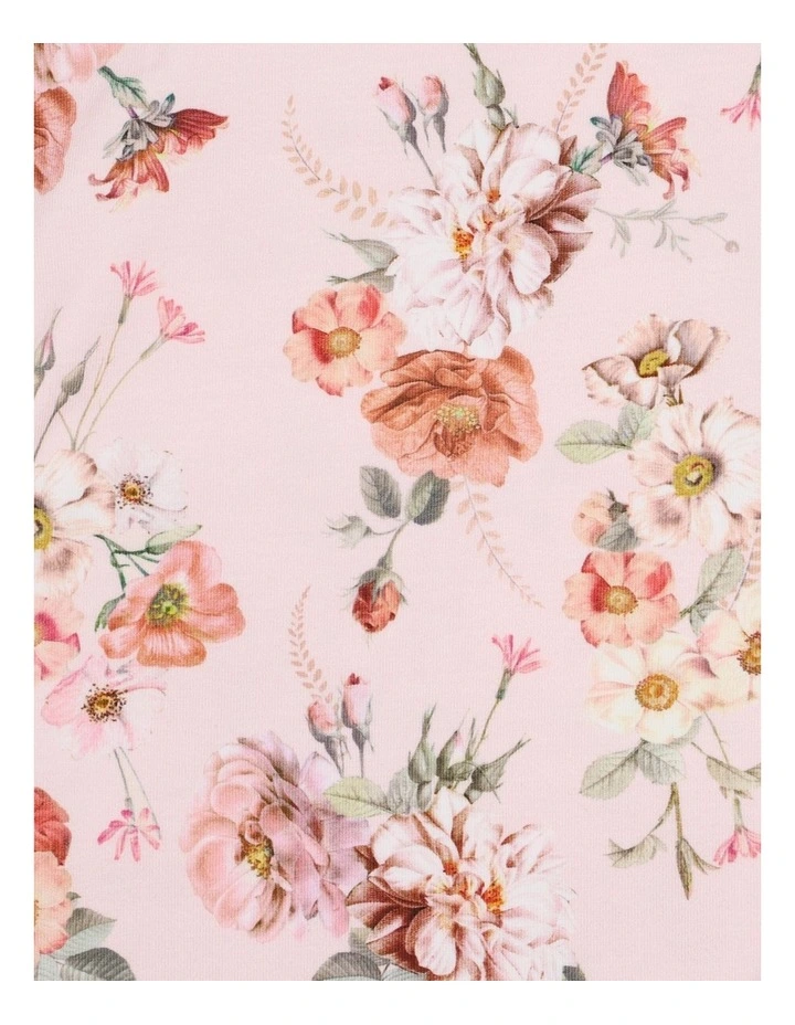 Dotti Print Overlay Dress in Pink image 3