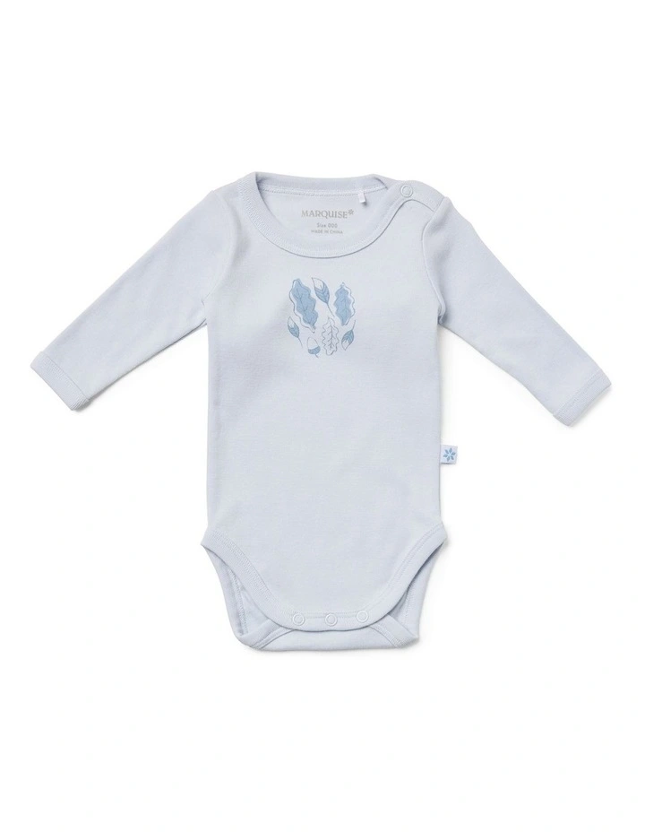 Acorn Studsuit and Bodyspencer 2 Piece Set in Soft Blue/Small Spot image 4