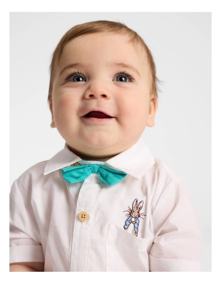 Shirt Bodysuit in White image 4