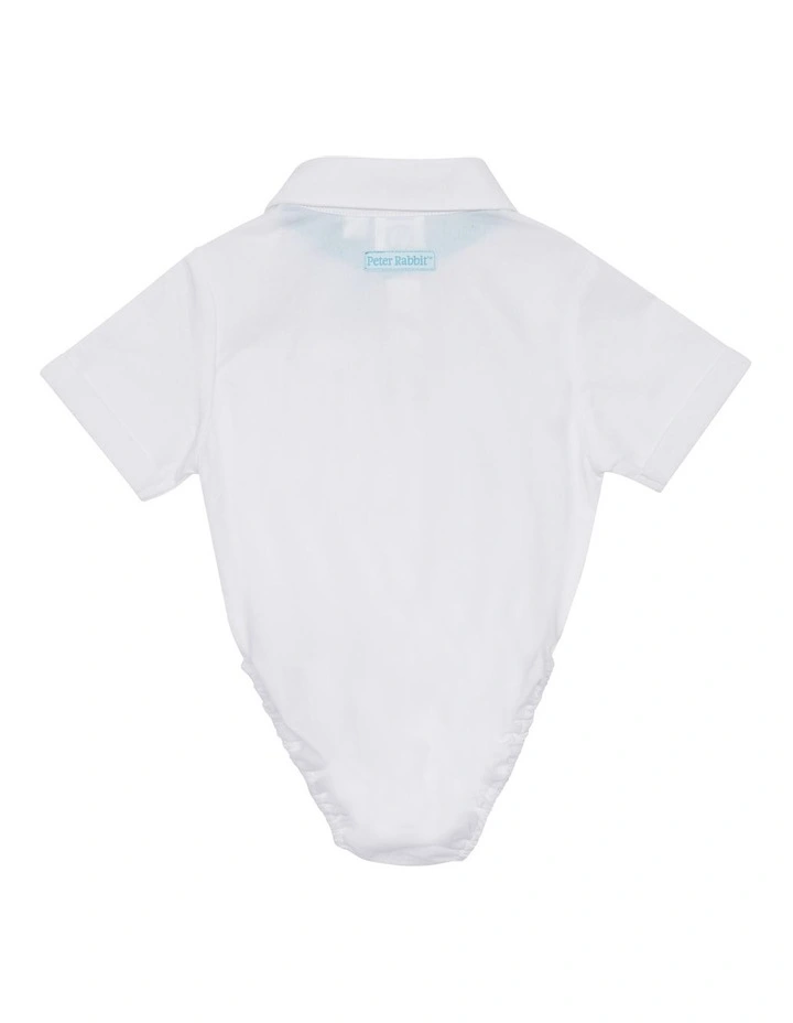 Shirt Bodysuit in White image 5