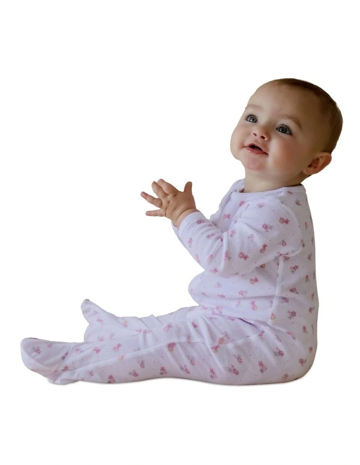 Zipsuit Floral in Pink image 3